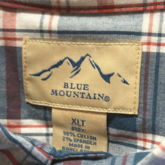 Blue Mountain button-down, collared shirt. Size XLT - Picture 2 of 6